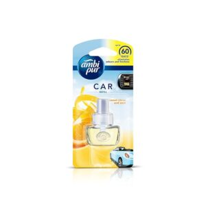Ambi Pur Car Air Freshener Refill, Sweet Citrus And Zest