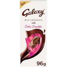 Galaxy Milk Chocolate Bar With Cookie Crumble