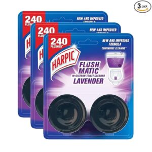Harpic Flushmatic In-Cistern Toilet Cleaner Blocks, Lavender