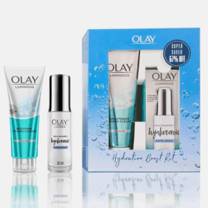 Olay Luminous Niacinamide Hyaluronic Super Serum & Luminous Brightening Foaming Cleanser