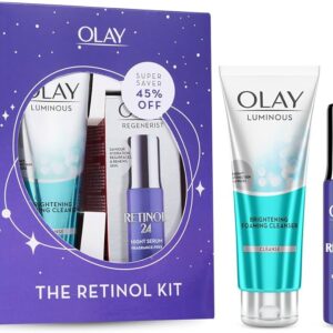 Olay Retinol 24 Night Serum + Luminous Foaming Cleanser