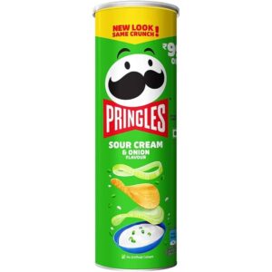 Pringles Potato Chips - Sour Cream & Onion Flavoured
