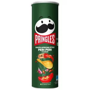 Pringles Potato Chips - South African Style Peri-Peri Flavour, Crunchy & Crispy