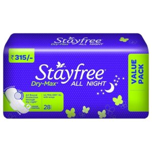 Stayfree Dry Max All Night Ultra Thin with Wings
